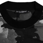 Dolce &amp; Gabbana Multicolor Camouflage Cotton Crewneck T-shirt