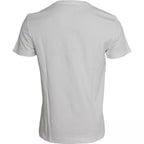 Dolce &amp; Gabbana White Bandana Print Cotton Short Sleeves Men T-shirt