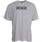 Dolce &amp; Gabbana White Logo Round Neck Short Sleeves T-shirt