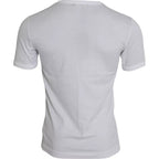 Dolce &amp; Gabbana White King Of Love Round Neck Short Sleeves T-shirt