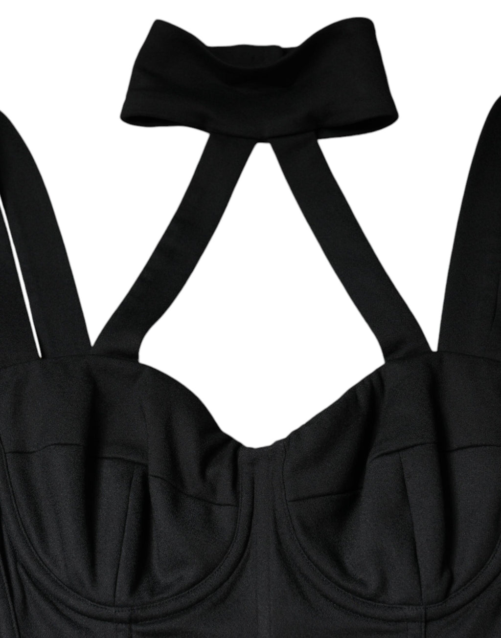 Dolce &amp; Gabbana Black Cut Out Sleeveless Bodycon Mini Dress