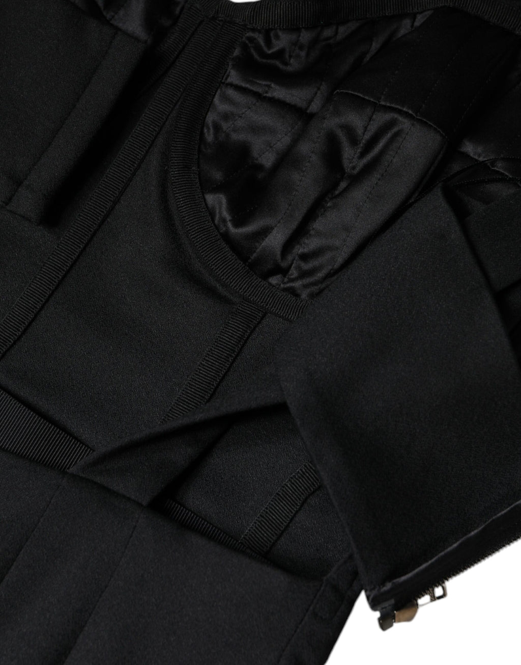 Dolce &amp; Gabbana Black Cut Out Sleeveless Bodycon Mini Dress