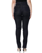 Dolce &amp; Gabbana Black Cotton Blend Skinny Denim Jeans