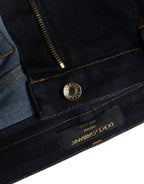 Dolce &amp; Gabbana Black Cotton Blend Skinny Denim Jeans