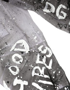 Dolce &amp; Gabbana White See Through Logo Cropped Cargo Pants