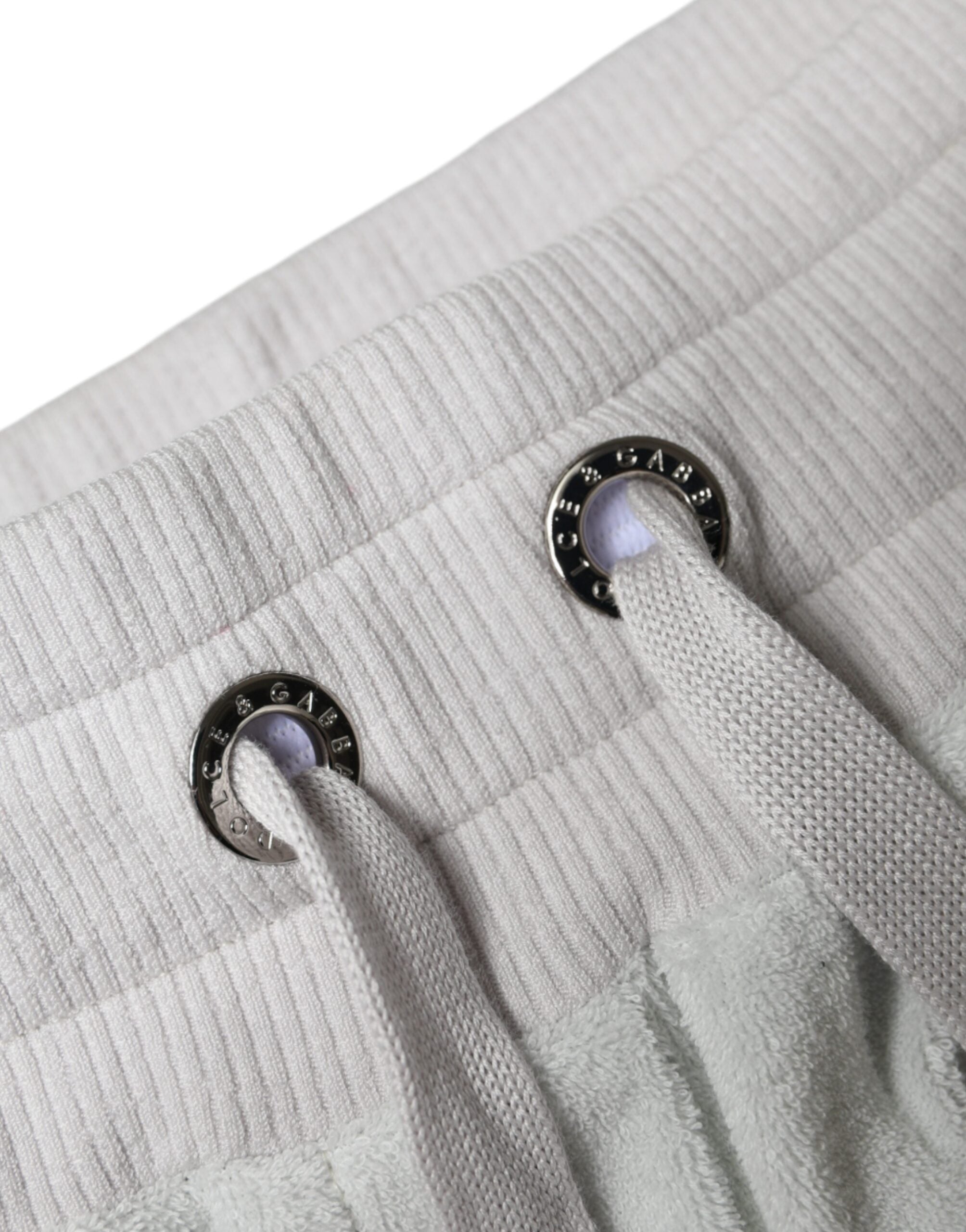 Dolce &amp; Gabbana White Nylon Jogger Sweatpants Pants