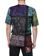 Dolce &amp; Gabbana Multicolor Graphic Print Cotton T-shirt