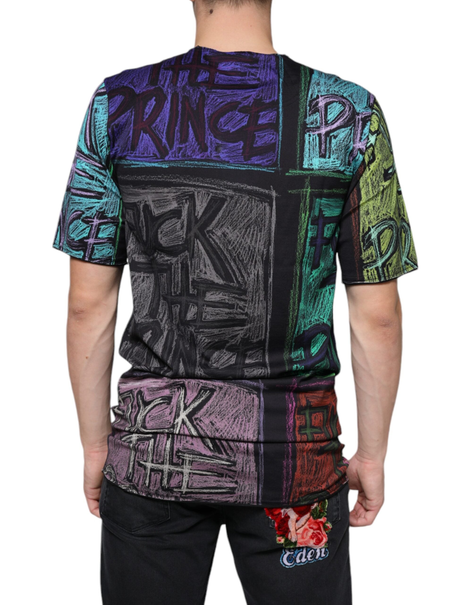 Dolce &amp; Gabbana Multicolor Graphic Print Cotton T-shirt