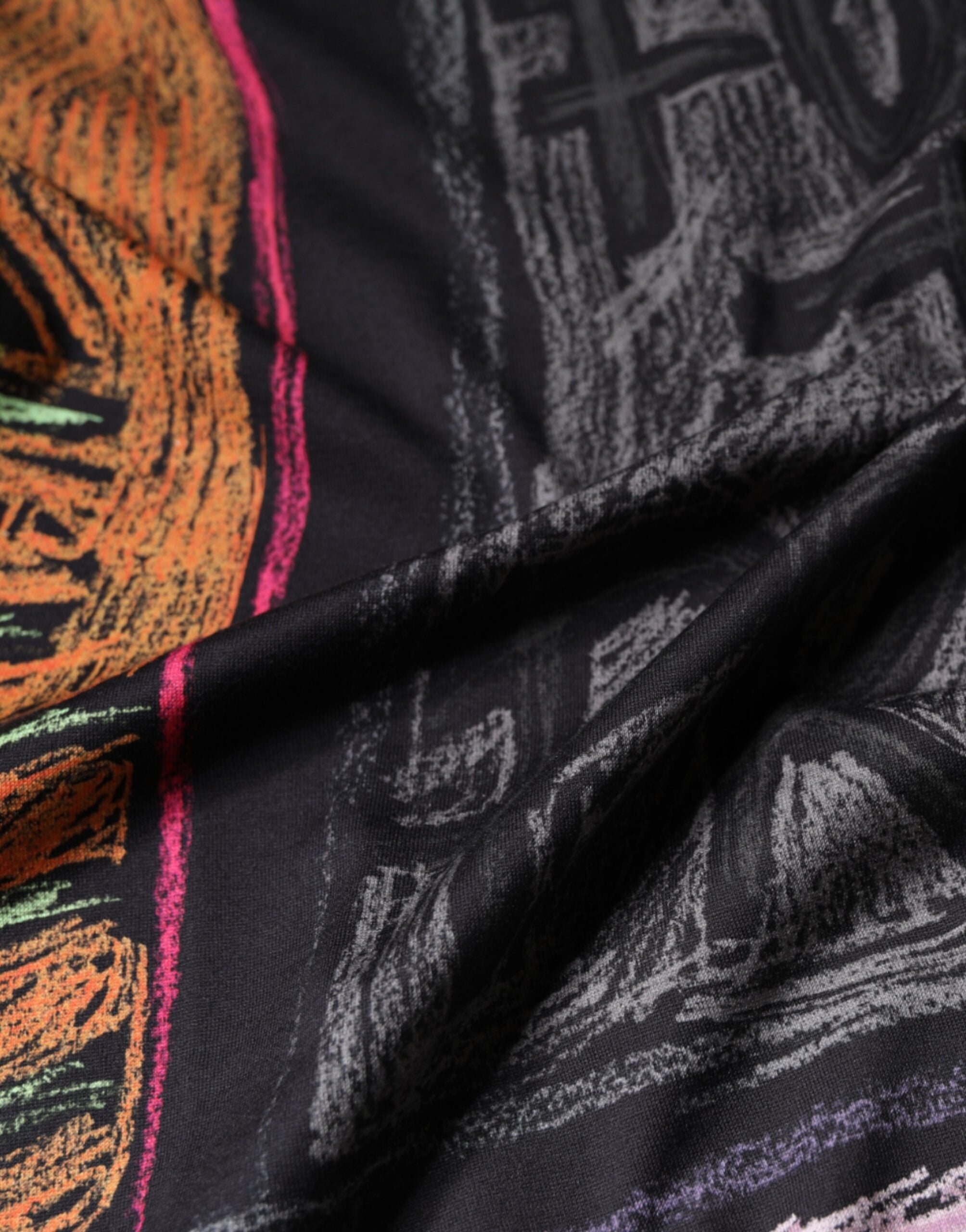 Dolce &amp; Gabbana Multicolor Graphic Print Cotton T-shirt