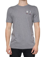 Dolce &amp; Gabbana Gray Cotton #DGFamily Short Sleeves T-shirt