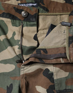 Dolce &amp; Gabbana Multicolor Camouflage Cargo Pants
