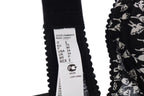 Dolce & Gabbana Black Silk White Lace Stretch Underwear Bra