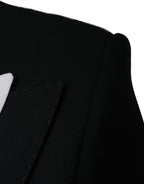 Dolce &amp; Gabbana Black White Single Breasted Dress Blazer