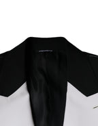 Dolce &amp; Gabbana Black White Single Breasted Dress Blazer