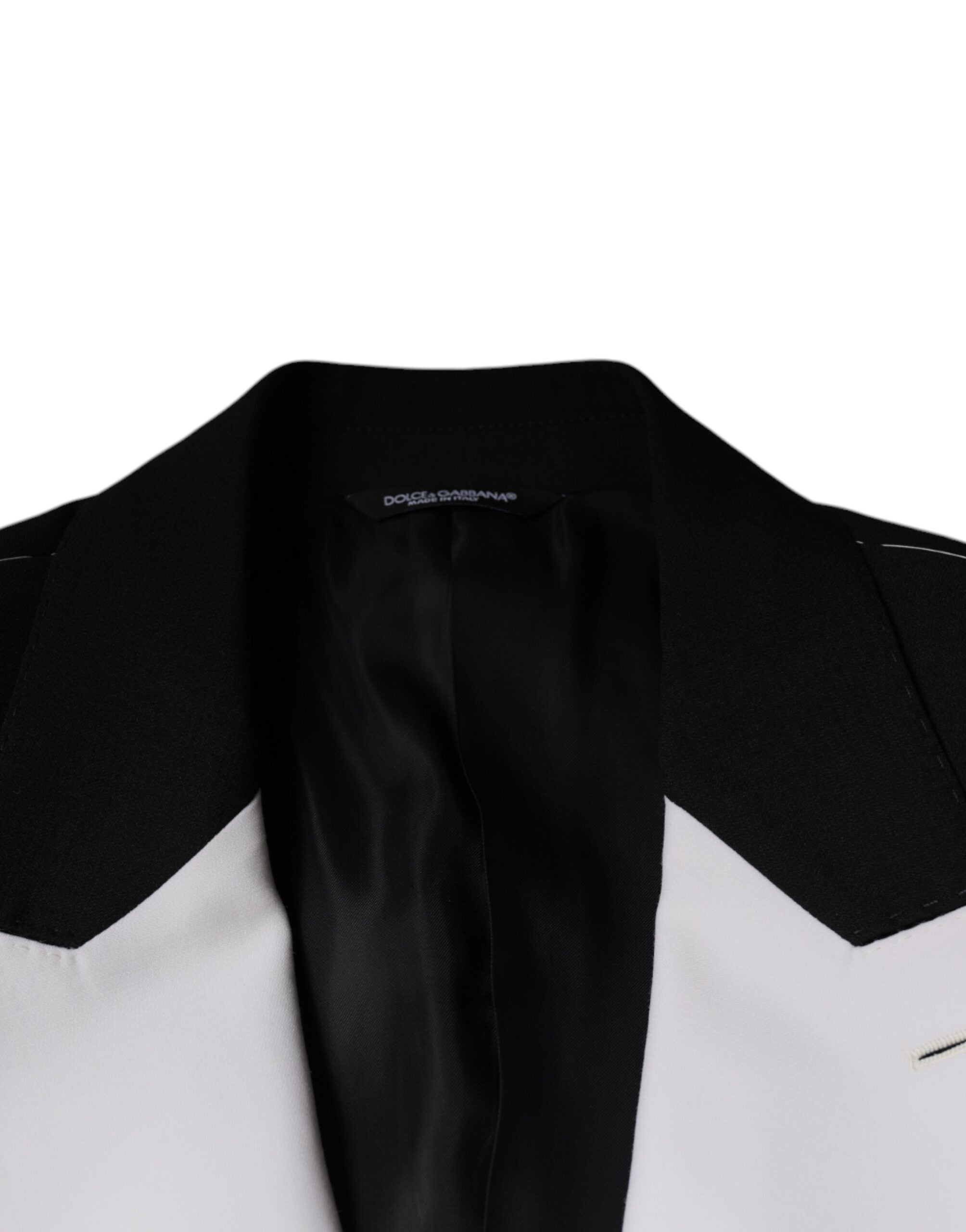 Dolce &amp; Gabbana Black White Single Breasted Dress Blazer