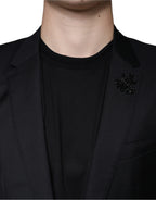 Dolce &amp; Gabbana Black MARTINI Bee Single Breasted Blazer
