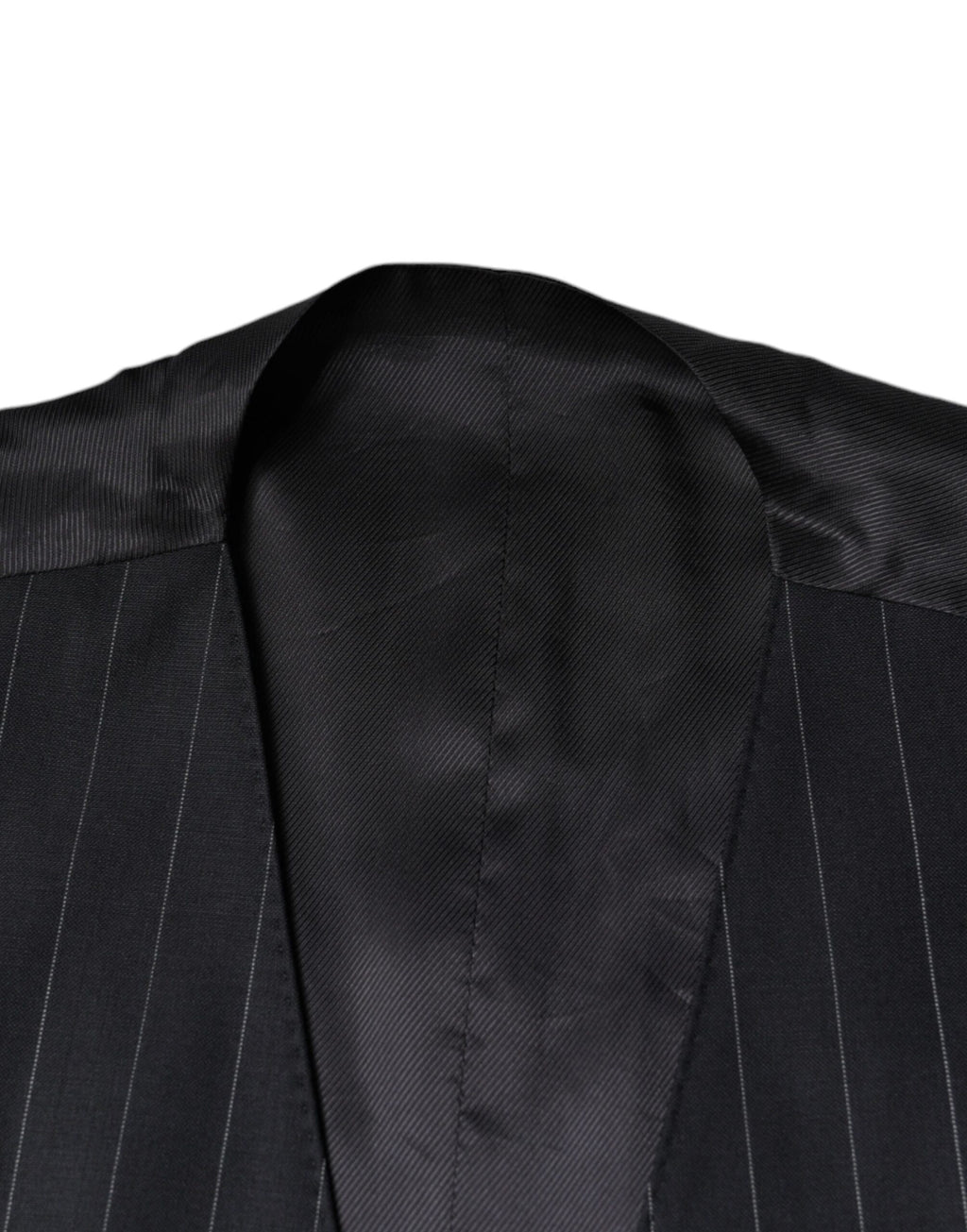 Dolce &amp; Gabbana Black Leather Waistcoat Dress Formal Vest