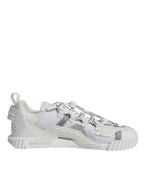 Dolce &amp; Gabbana White Lace Up Low Top NS1 Sneakers Shoes