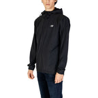 New Balance Black Recycled Polyester Jackets &amp; Coat