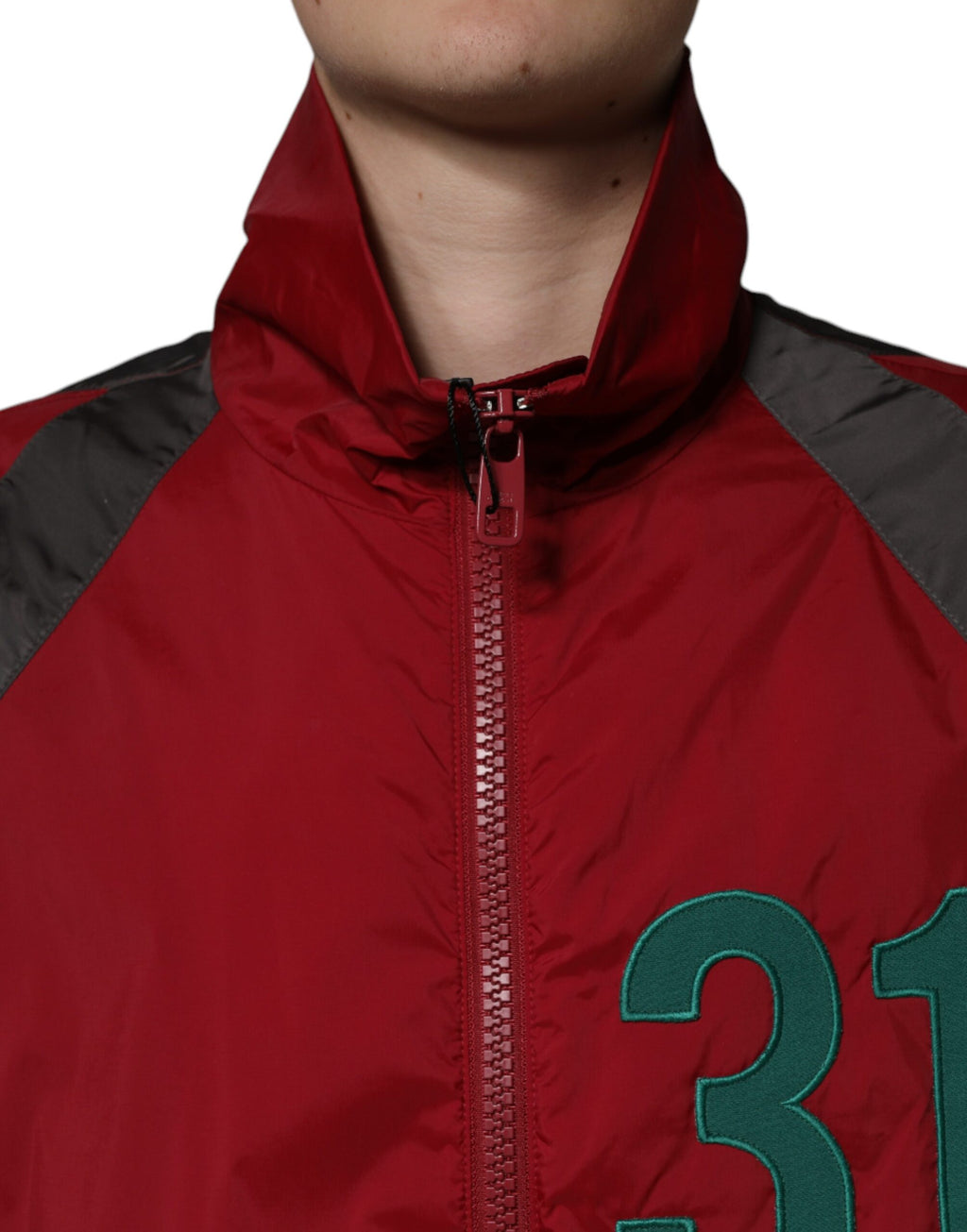 Dolce &amp; Gabbana Multicolor Nylon Full Zip Windbreaker Jacket
