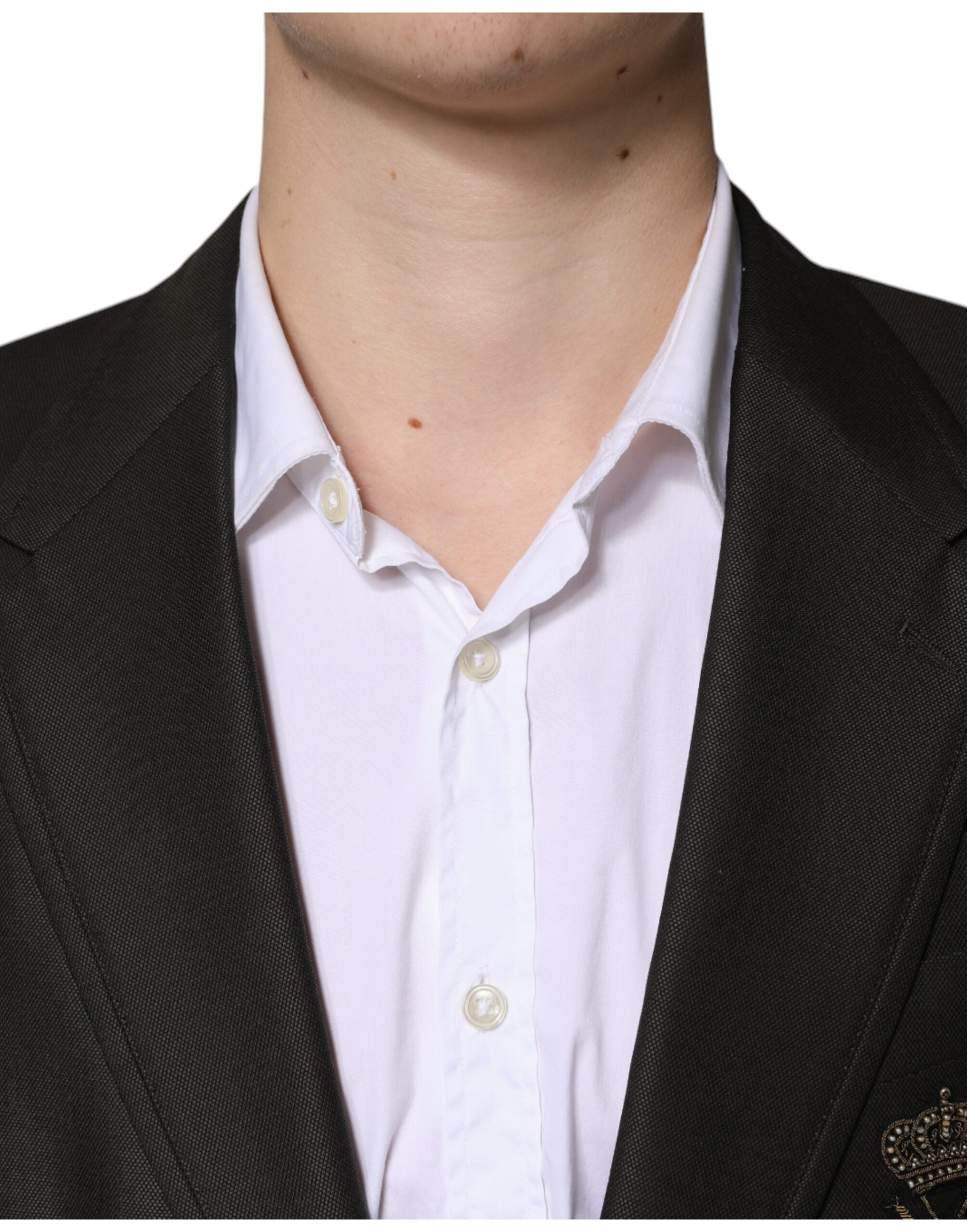 Dolce &amp; Gabbana Blazer Brown Green Bee Wool Jacket Coat