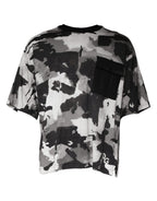 Dolce &amp; Gabbana Multicolor Camouflage Cotton Crewneck T-shirt
