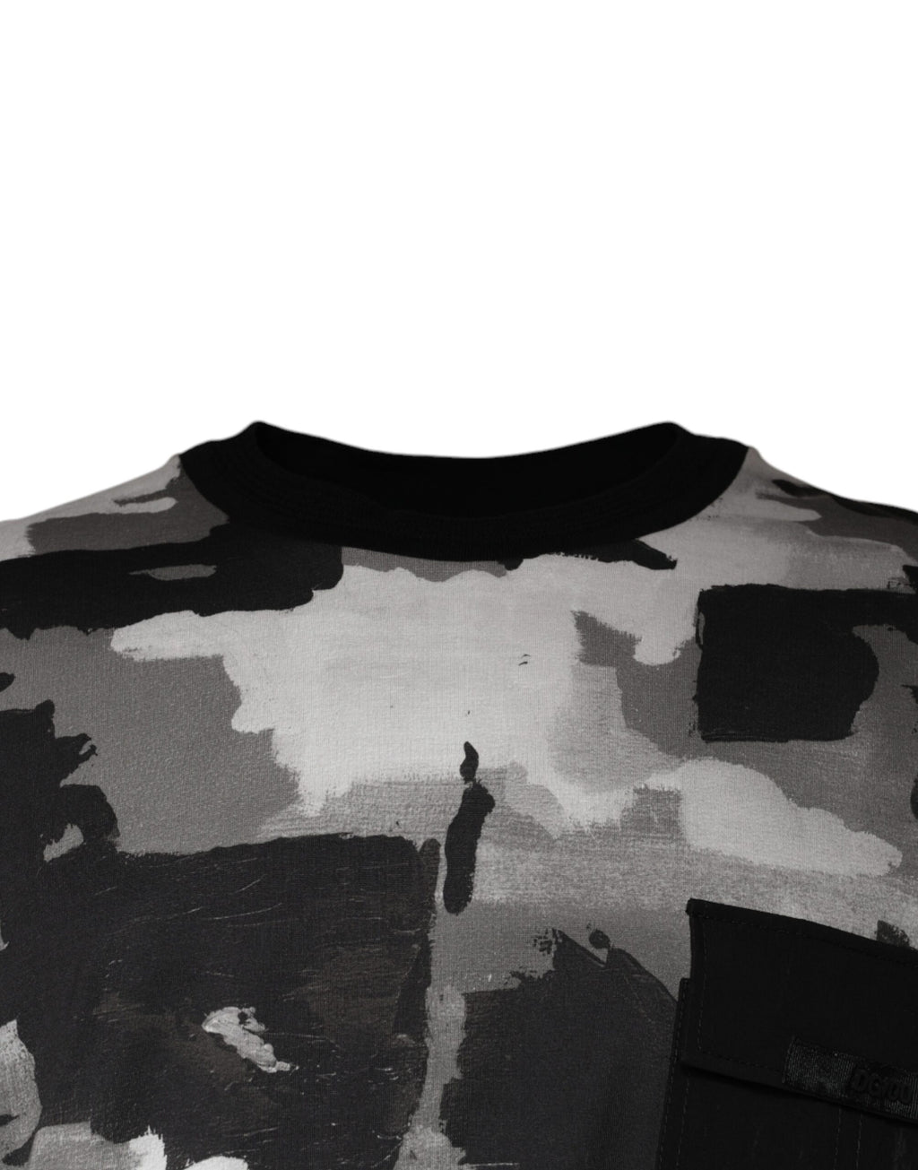 Dolce &amp; Gabbana Multicolor Camouflage Cotton Crewneck T-shirt