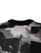 Dolce &amp; Gabbana Multicolor Camouflage Cotton Crewneck T-shirt