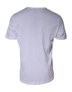 Dolce &amp; Gabbana White Paradiso Cotton Shorts Sleeves T-shirt