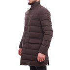 Herno Brown Wool Men Jacket
