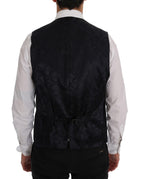 Dolce &amp; Gabbana Black STAFF Wool Striped Vest