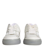 Dolce &amp; Gabbana White DG Logo CUSTOM 2.Zero Sneakers Shoes