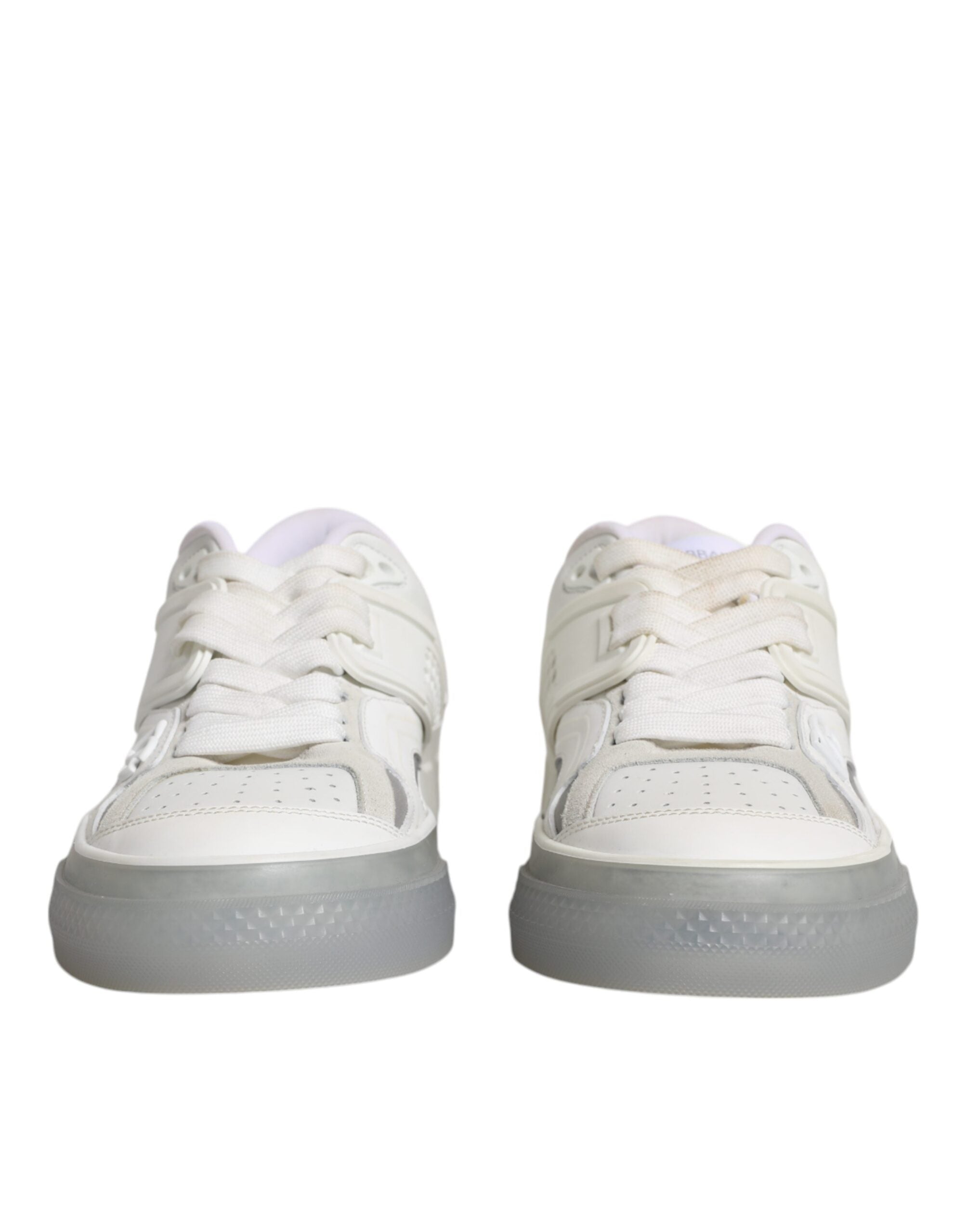 Dolce &amp; Gabbana White DG Logo CUSTOM 2.Zero Sneakers Shoes