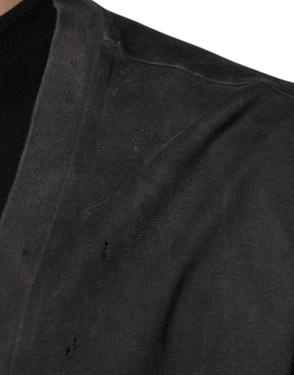 Dolce &amp; Gabbana Black Cotton Crew Neck Short Sleeves T-shirt