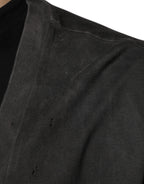Dolce &amp; Gabbana Black Cotton Crew Neck Short Sleeves T-shirt