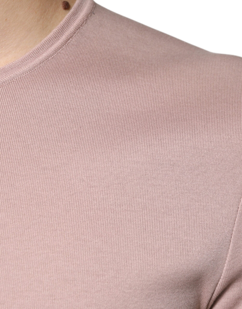 Dolce &amp; Gabbana Brown Cotton Short Sleeves Round Neck T-shirt