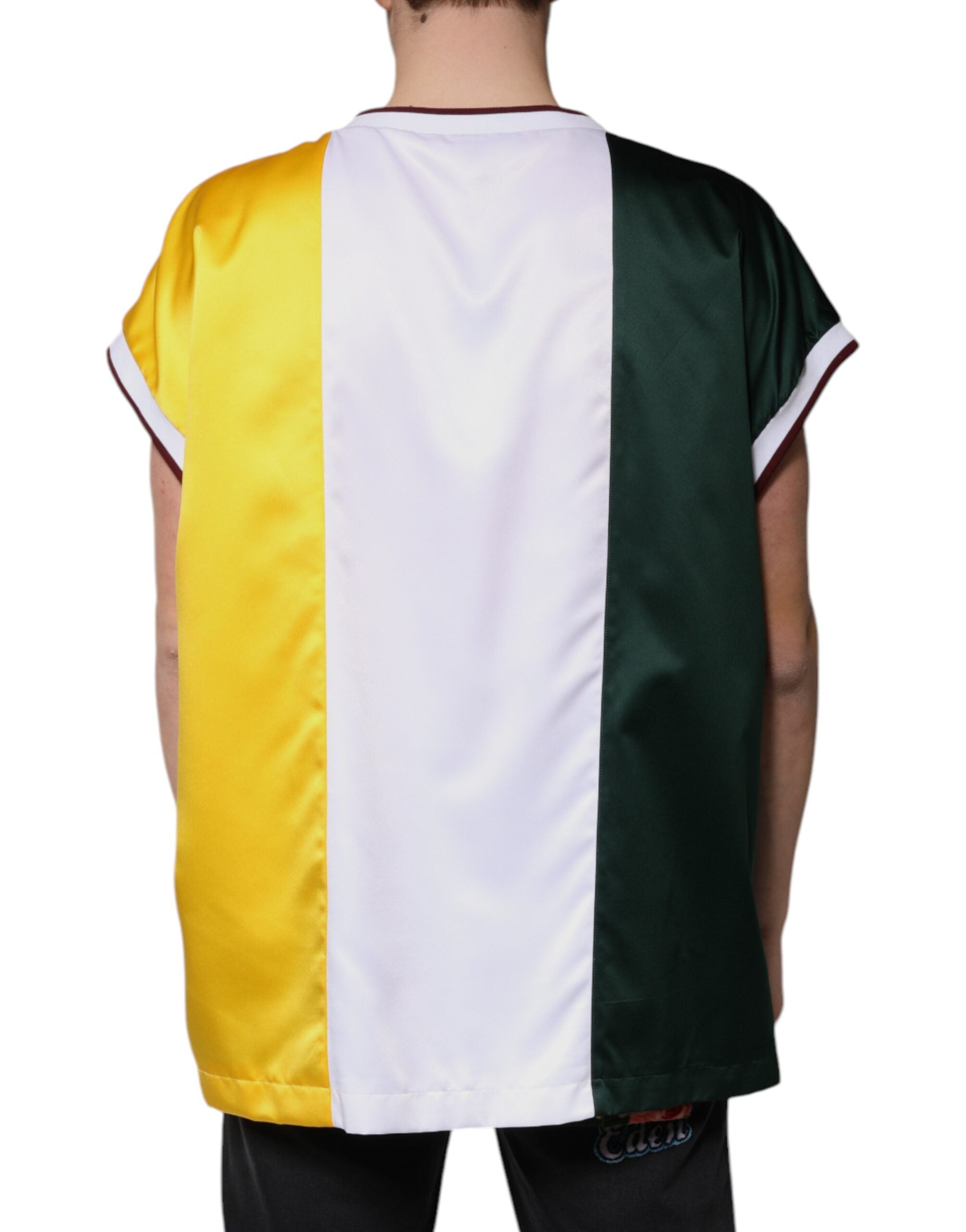 Dolce &amp; Gabbana Multicolor Jersey Tank Sleeveless T-shirt