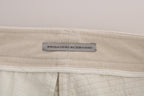 Ermanno Scervino Beige Slim Jeans Corduroy Skinny Pants