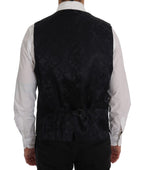Dolce &amp; Gabbana Gray Wool Stretch Vest