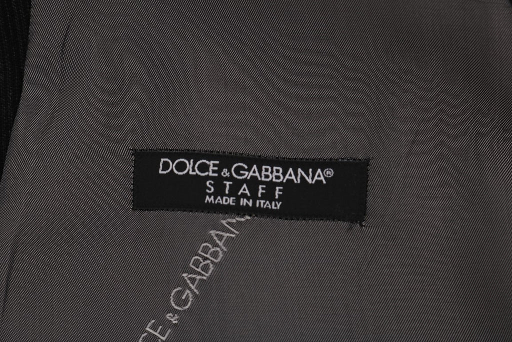 Dolce &amp; Gabbana Black STAFF Cotton Rayon Vest