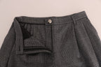 Dolce &amp; Gabbana Gray Wool Capri Pants
