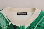 Dolce &amp; Gabbana Pineapple Banana Sequins Crewneck Sweater