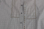 Dolce &amp; Gabbana Gray Check GOLD Cotton Slim Fit Shirt