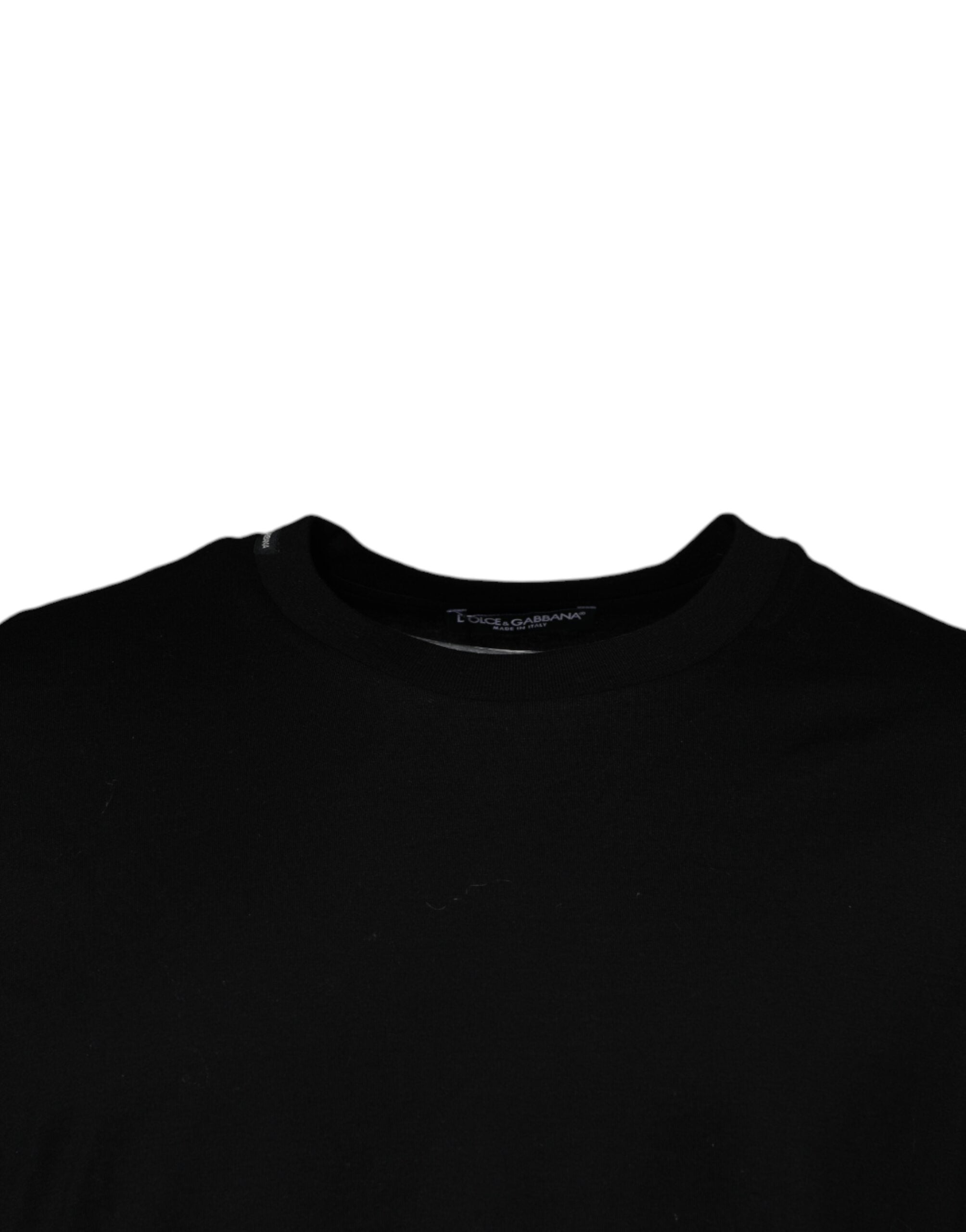 Dolce &amp; Gabbana Black Crew Neck Short Sleeve T-shirt