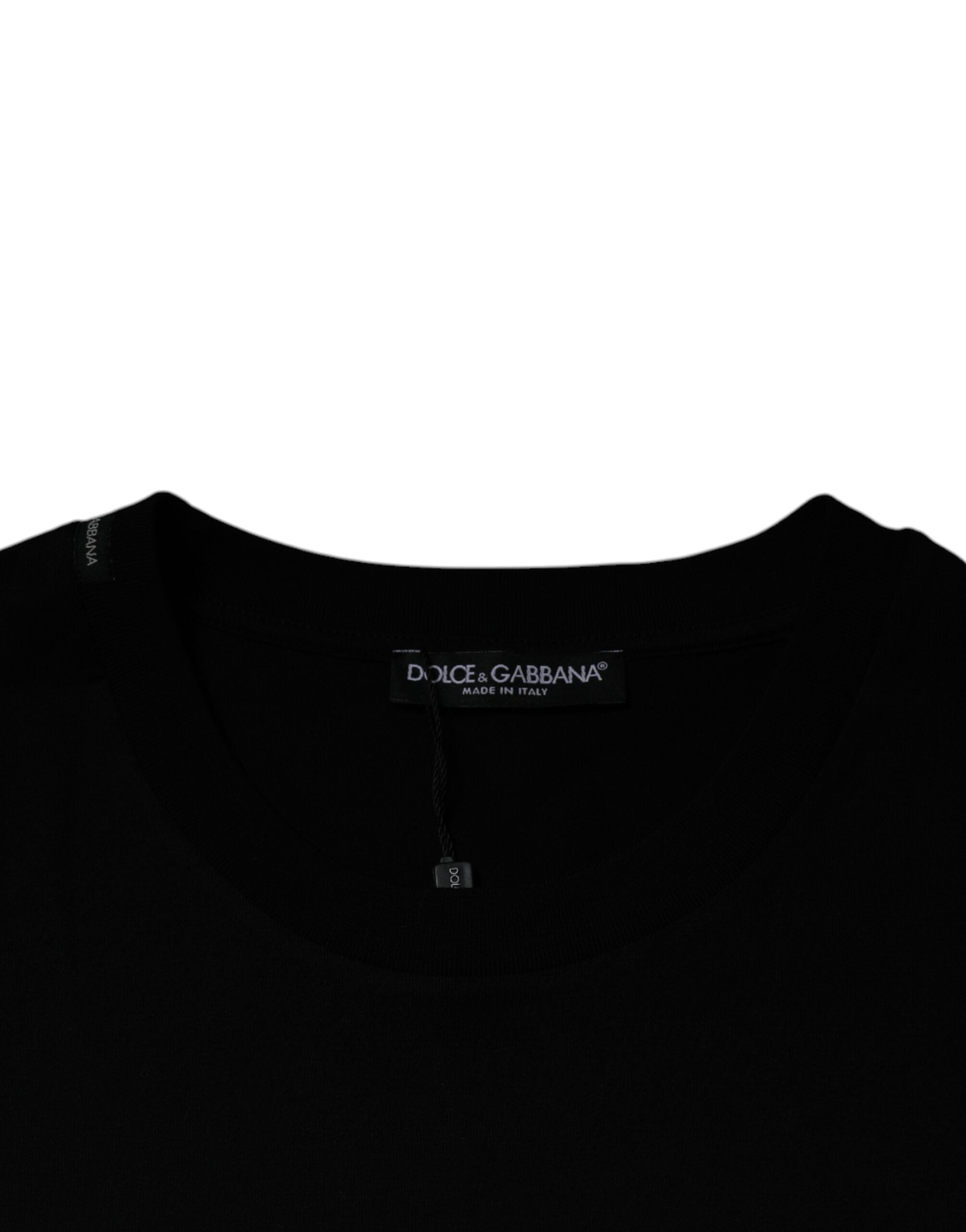 Dolce &amp; Gabbana Black Crew Neck Short Sleeve T-shirt