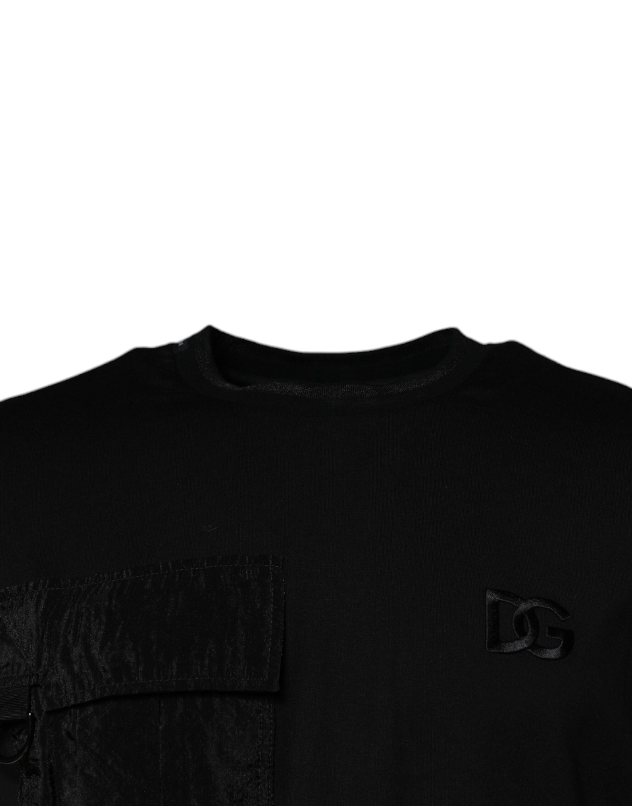 Dolce &amp; Gabbana Black Crew Neck Short Sleeve T-shirt