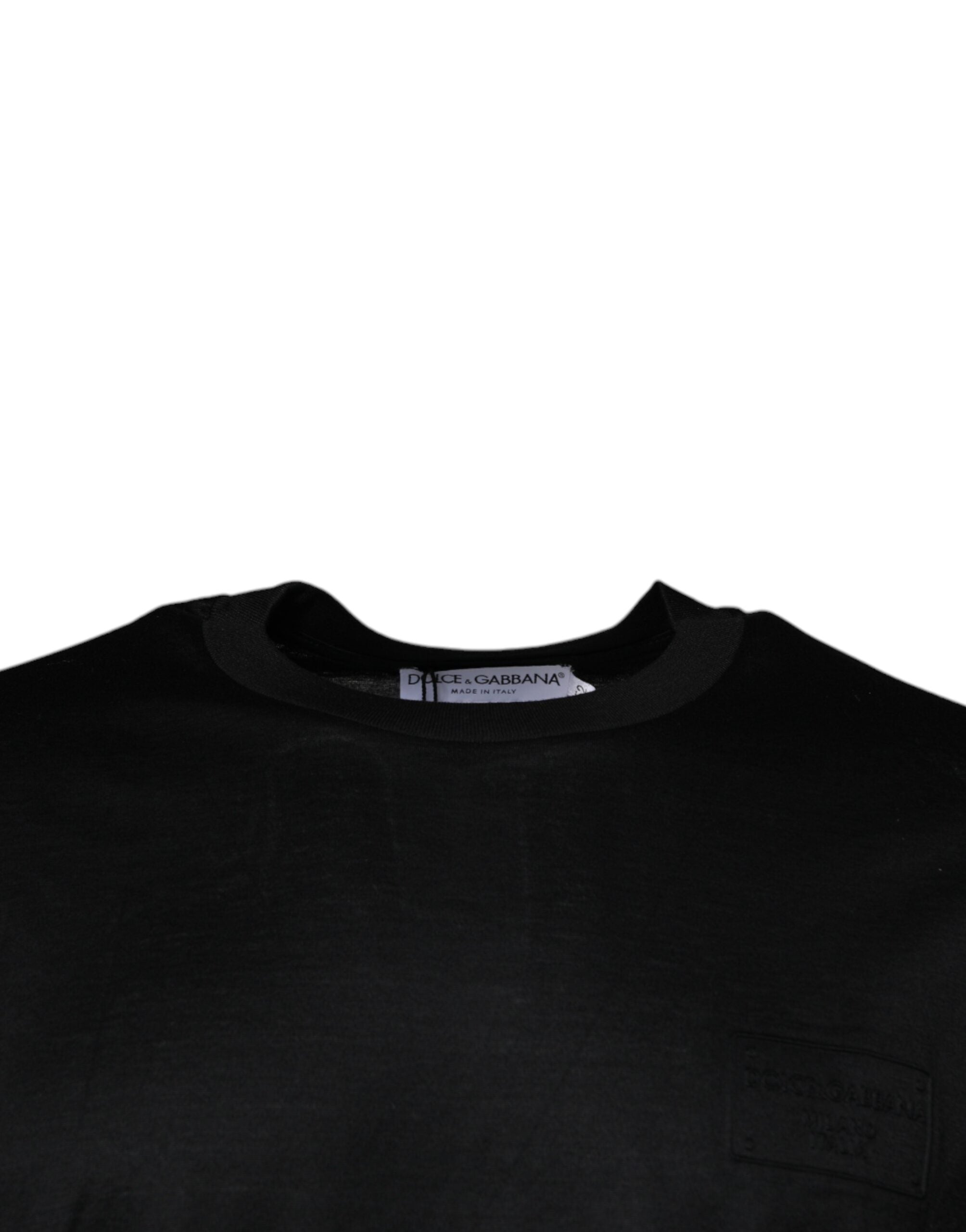 Dolce &amp; Gabbana Black Crew Neck Short Sleeve T-shirt