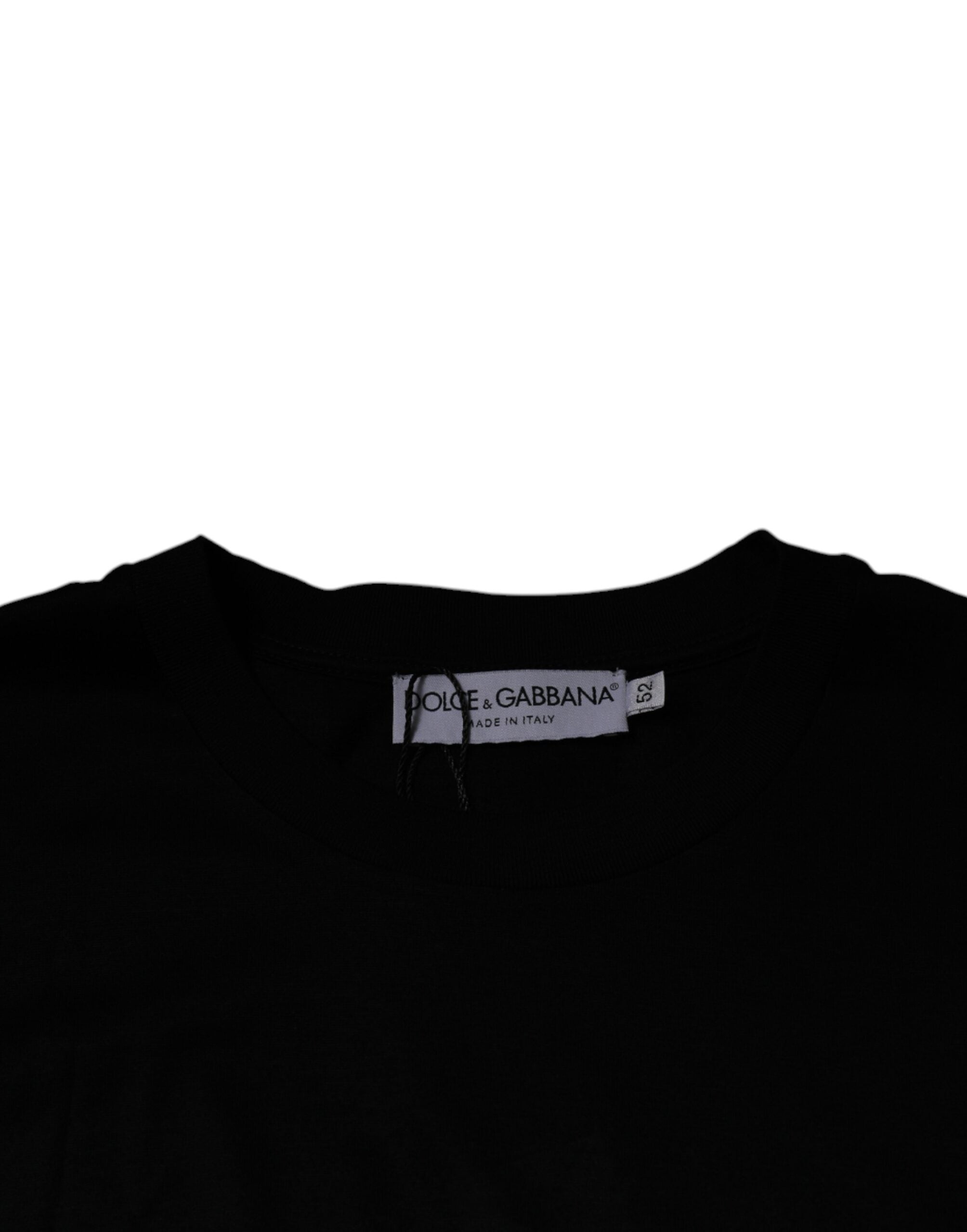 Dolce &amp; Gabbana Black Crew Neck Short Sleeve T-shirt