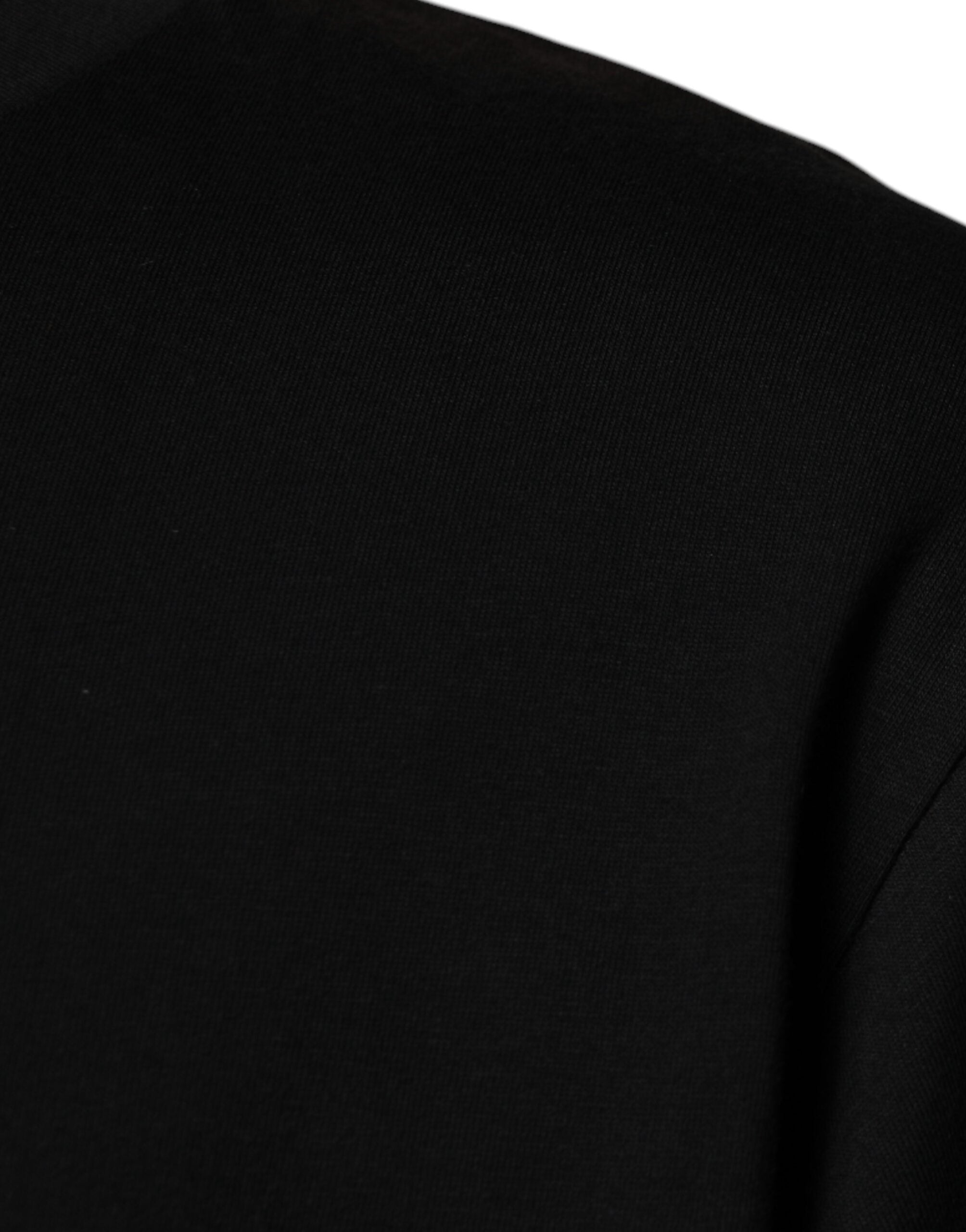 Dolce &amp; Gabbana Black Crew Neck Short Sleeve T-shirt