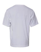 Dolce &amp; Gabbana White DG Milano Cotton Crew Neck T-shirt